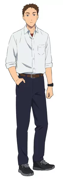 Yano-kun's Ordinary Days character visual Hashiba