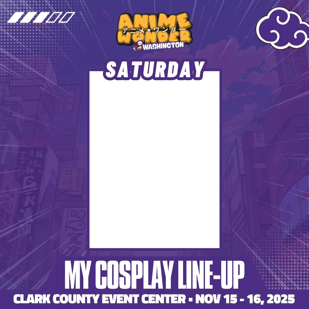 Saturday Washington 2025 Cosplans