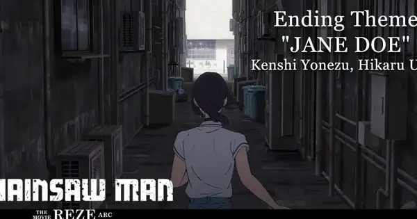 Here are a few one-line alternate title suggestions for the "Chainsaw Man Reze Arc Movie Ending Theme Preview":

"Chainsaw Man: Reze Arc Finale Anthem Preview"
"Chainsaw Man: Last Notes of the Reze Arc"
"Chainsaw Man: Reze Arc Climax Theme Sneak Peek"
"Chainsaw Man: The Reze Arc's Ending Melody"
"Chainsaw Man: A Glimpse of the Reze Arc's Finale Song"