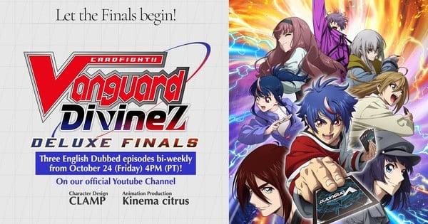 Cardfight!! Vanguard Divinez Deluxe Finals Anime English Voice Cast and Trailer Revealed