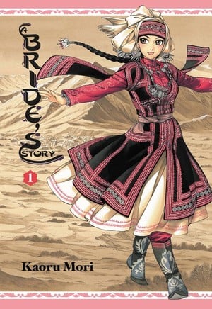 Volume 1 cover of A Bride's Story Kaoru Mori's A Bride's Story, Aki Irie's Go with the Clouds, North by Northwest Continue With New Publisher