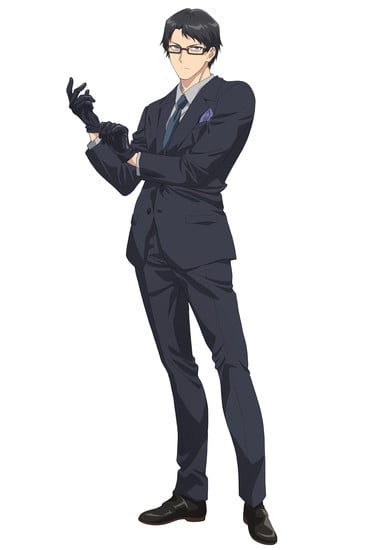 Character visual for Saiga Harima Yūichirō Umehara Cast in Kusunoki's Garden of Gods Anime Series