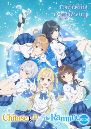 Chitose Is in the Ramune Bottle first key visual Ramune Bottle Anime Pushes Episode 6 to December 2