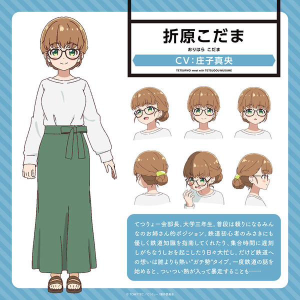 tetsu2 Meet the Main Cast of the New Tetsuryō! Railway Girls TV Anime