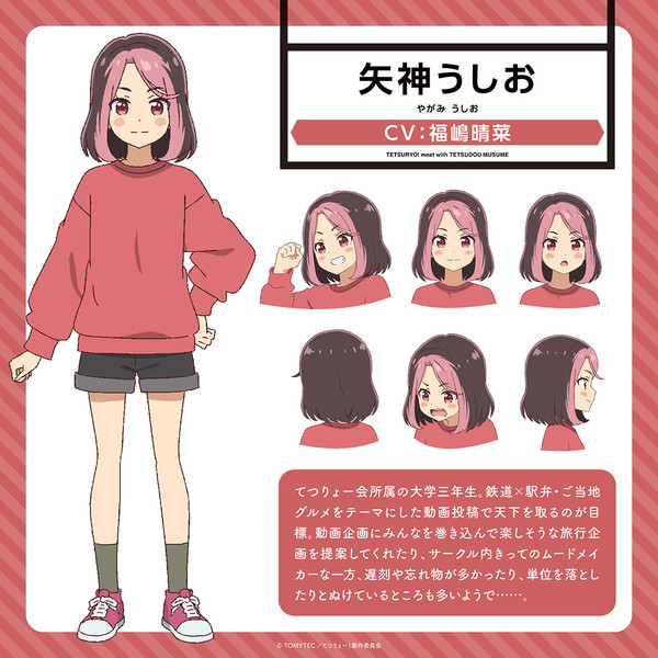 tetsu3 Meet the Main Cast of the New Tetsuryō! Railway Girls TV Anime