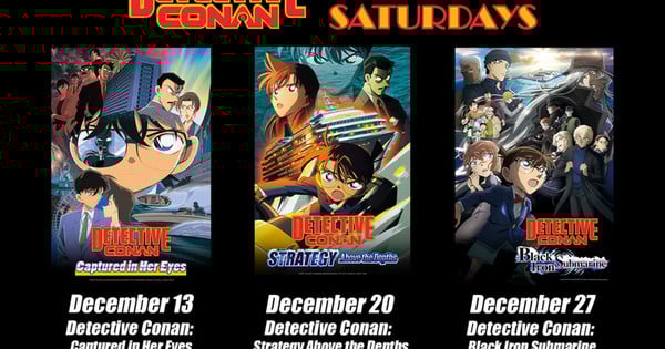 Detective Conan: Black Iron Submarine, 2 More Detective Conan Films Stream on YouTube Every Saturday This December